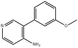 3-(3-Methoxyphenyl)pyridin-4-aMine Structure