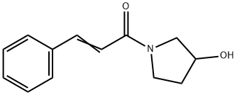 1-CinnaMoyl-3-hydroxypyrrolidine 구조식 이미지