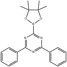 2,4-Diphenyl-6-(4,4,5,5-tetramethyl-[1,3,2] dioxaborolan-2-yl)-[1,3,5]triazine 구조식 이미지