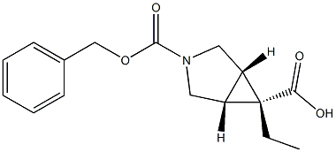 (1R,5S,6s)-3-benzyl 6-ethyl 3-azabicyclo[3.1.0]hexane-3,6-dicarboxylate 구조식 이미지