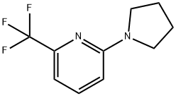 2-(pyrrolidin-1-yl)-6-(trifluoroMethyl)pyridine Structure