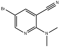 5-bromo-2-(dimethylamino)nicotinonitrile Structure
