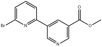 Methyl 6-broMo-[2,3'-bipyridine]-5'-carboxylate Structure