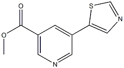 Methyl 5-(thiazol-5-yl)nicotinate Structure