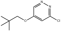 3-chloro-5-(neopentyloxy)pyridazine 구조식 이미지