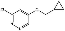 3-chloro-5-(cyclopropylmethoxy)pyridazine Structure