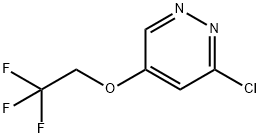 3-클로로-5-(2,2,2-트리플루오로에톡시)피리다진 구조식 이미지