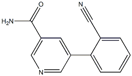 5-(2-Cyanophenyl)nicotinaMide Structure