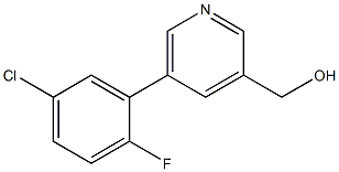 (5-(5-chloro-2-fluorophenyl)pyridin-3-yl)methanol Structure