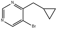 5-bromo-4-(cyclopropylmethyl)pyrimidine Structure