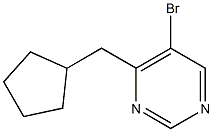 5-bromo-4-(cyclopentylmethyl)pyrimidine Structure