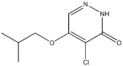 4-chloro-5-isobutoxypyridazin-3(2H)-one Structure