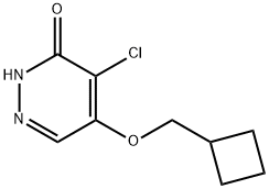 4-chloro-5-(cyclobutylmethoxy)pyridazin-3(2H)-one Structure