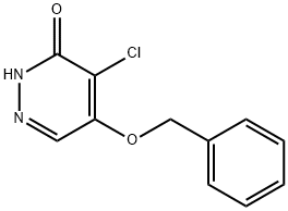 5-(benzyloxy)-4-chloropyridazin-3(2H)-one 구조식 이미지