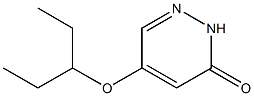 5-(pentan-3-yloxy)pyridazin-3(2H)-one Structure