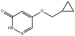 5-(cyclopropylmethoxy)pyridazin-3(2H)-one Structure