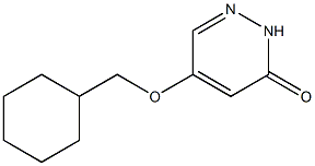 5-(cyclohexylmethoxy)pyridazin-3(2H)-one Structure