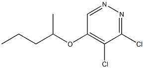 3,4-dichloro-5-(pentan-2-yloxy)pyridazine Structure