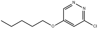 3-chloro-5-(pentyloxy)pyridazine Structure