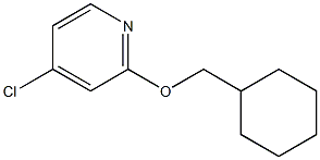 4-chloro-2-(cyclohexylmethoxy)pyridine 구조식 이미지