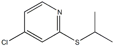 4-chloro-2-(isopropylthio)pyridine Structure