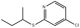 2-(sec-butylthio)-4-chloropyridine Structure