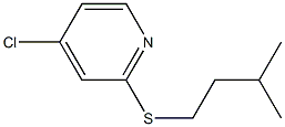 4-chloro-2-(isopentylthio)pyridine 구조식 이미지