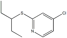 4-chloro-2-(pentan-3-ylthio)pyridine Structure
