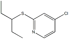 4-chloro-2-(pentan-3-ylthio)pyridine 구조식 이미지