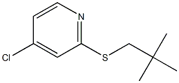 4-chloro-2-(neopentylthio)pyridine 구조식 이미지