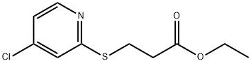 ethyl 3-(4-chloropyridin-2-ylthio)propanoate Structure