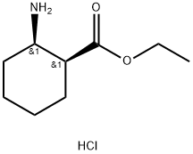 (1S,2R)-ethyl 2-aminocyclohexanecarboxylate hydrochloride Structure
