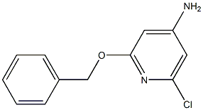 2-(benzyloxy)-6-chloropyridin-4-amine 구조식 이미지