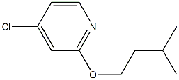 4-chloro-2-(isopentyloxy)pyridine 구조식 이미지