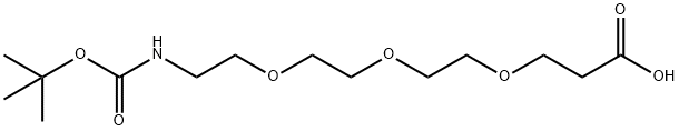 Boc-9-AMino-4,7-Dioxanonanoic acid Structure