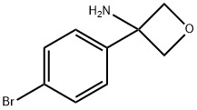3-(4-broMophenyl)oxetan-3-aMine hydrochloride Structure
