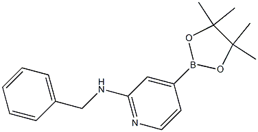 N-benzyl-4-(4,4,5,5-tetraMethyl-1,3,2-dioxaborolan-2-yl)pyridin-2-aMine Structure