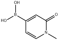 (1-Methyl-2-oxo-1,2-dihydropyridin-4-yl)boronic acid Structure