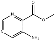 Methyl 5-aMinopyriMidine-4-carboxylate Structure