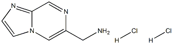 6-aMinoMethyl-iMidazo[1,2-a]pyrazine 2hcl 구조식 이미지