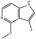 3-Fluoro-4-Methoxy-5-azaindole 구조식 이미지
