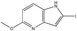 2-Iodo-5-Methoxy-4-azaindole 구조식 이미지