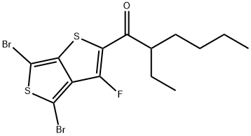 1-(4,6-dibroMo-3-fluorothieno[3,4-b]thiophen-2-yl)-2ethylhexan-1-one Structure