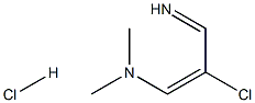 (E)-2-chloro-3-iMino-N,N-diMethylprop-1-en-1-aMine hydrochloride 구조식 이미지