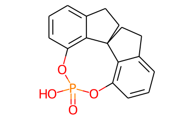 (11aR)-5-hydroxy-10,11,12,13-tetrahydro-5-oxide-Diindeno[7,1-de:1',7'-fg][1,3,2]dioxaphosphocin 구조식 이미지