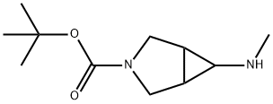 Tert-butyl 6-(MethylaMino)-3-azabicyclo[3.1.0]hexane-3-carboxylate Structure