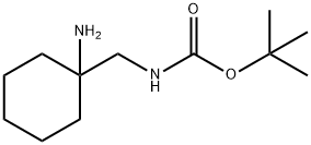 tert-부틸((1-αMinocyclohexyl)메틸)카르바메이트 구조식 이미지