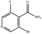 3-BroMo-5-fluoroisonicotinaMide Structure