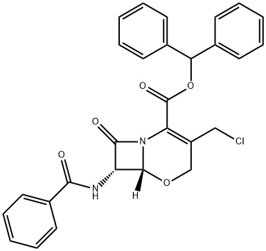 1353648-24-4 (6R,7S)-7-(BenzoylaMino)-3-(chloroMethyl)-8-oxo-5-oxa-1-azabicyclo[4.2.0]oct-2-ene-2-carboxylic Acid DiphenylMethyl Ester