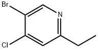 5-BroMo-4-chloro-2-ethylpyridine Structure